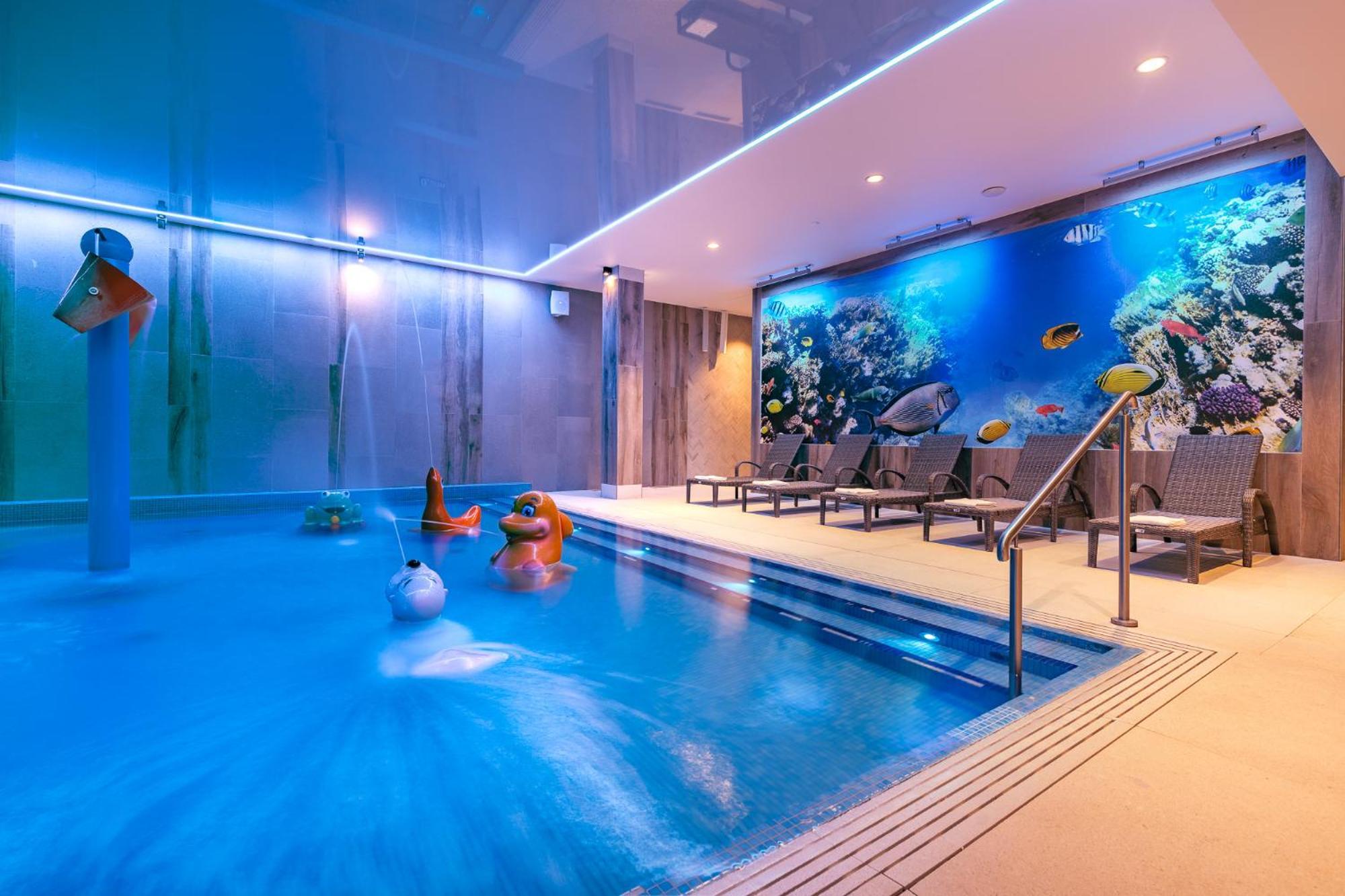 שצ'קלארסקה פוראובה Platinum Mountain Hotel&Spa מראה חיצוני תמונה The swimming pool at the hotel